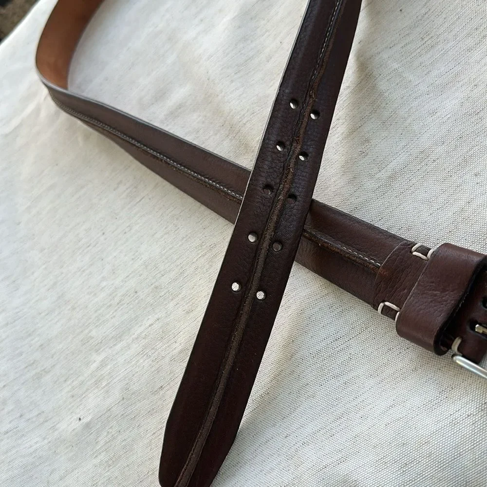 Cole Haan Brown Leather Men’s Belt 42